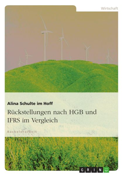 Produktbild: R&uuml;ckstellungen nach HGB und IFRS im Vergleich