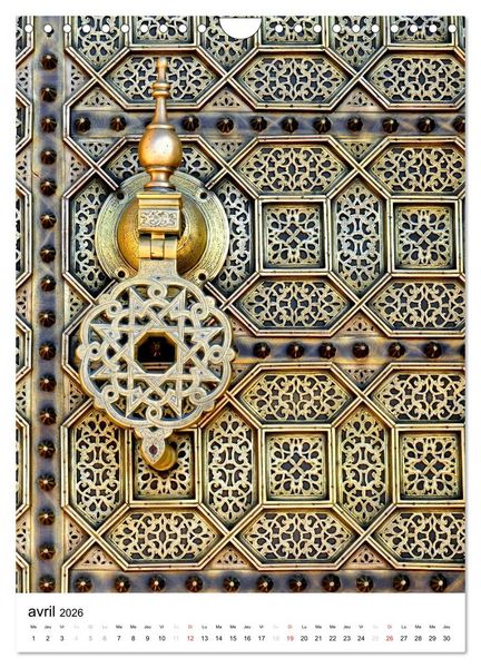 Produktbild: Portes du Maroc (Calendrier mural 2026 DIN A4 horizontal), CALVENDO calendrier mensuel