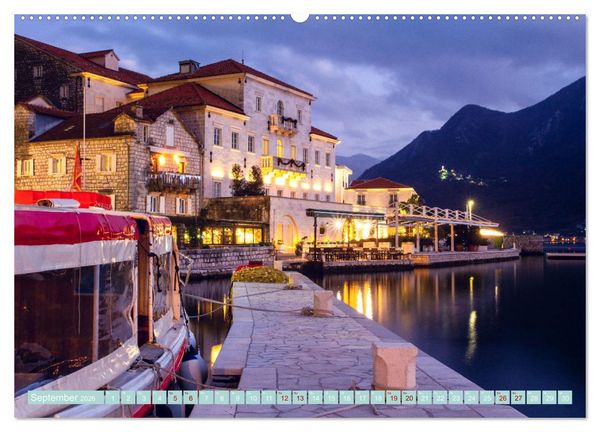 Produktbild: Perast in Montenegro - Romantisches St&auml;dtchen in faszinierender Landschaft (Wandkalender 2026 DIN A2 quer), CALVENDO Monatskalender