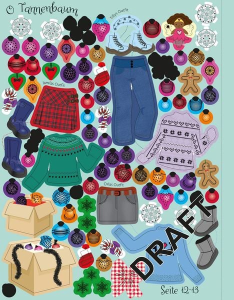 Produktbild: Mein Anziehpuppen-Stickerbuch: Winterwunderland