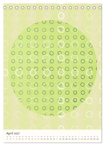 Produktbild: Punkt Punkt Punkt (Tischkalender 2027 DIN A5 hoch), CALVENDO Monatskalender