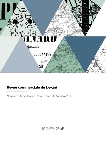 Produktbild: Revue commerciale du levant