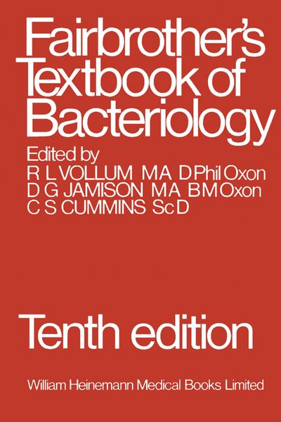 Produktbild: Fairbrother's Textbook of Bacteriology