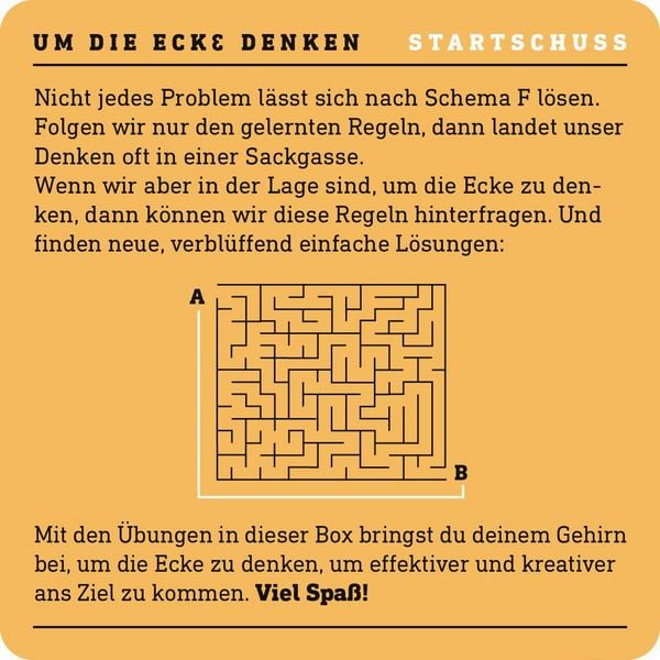 Produktbild: 110% um die Ecke denken