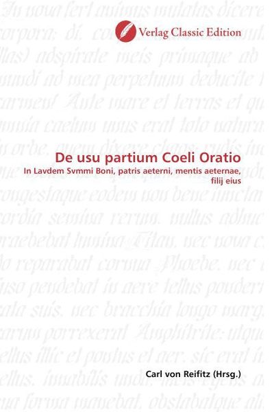 Produktbild: De usu partium Coeli Oratio