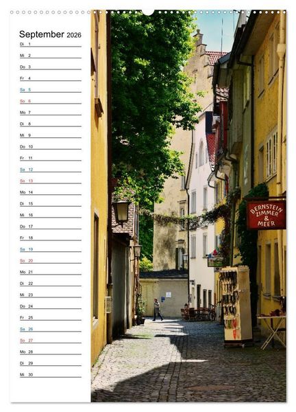 Produktbild: Lindau - Inselstadt am Bodensee (hochwertiger Premium Wandkalender 2026 DIN A2 hoch), Kunstdruck in Hochglanz