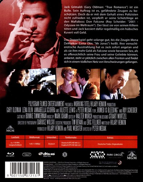 Produktbild: Romeo is Bleeding - Limitierte Steelbook Edition - Uncut