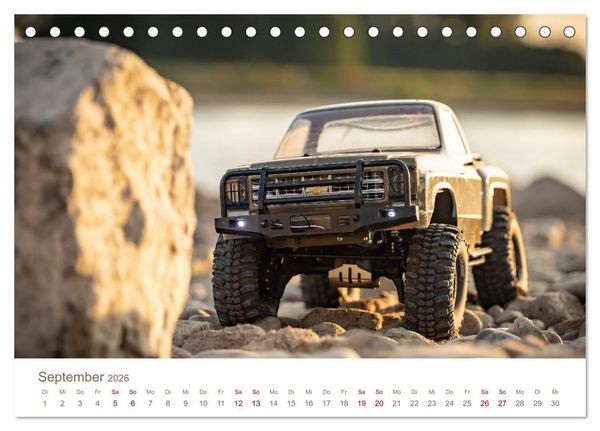 Produktbild: Where your RC Adventure begins! (Tischkalender 2026 DIN A5 quer), CALVENDO Monatskalender