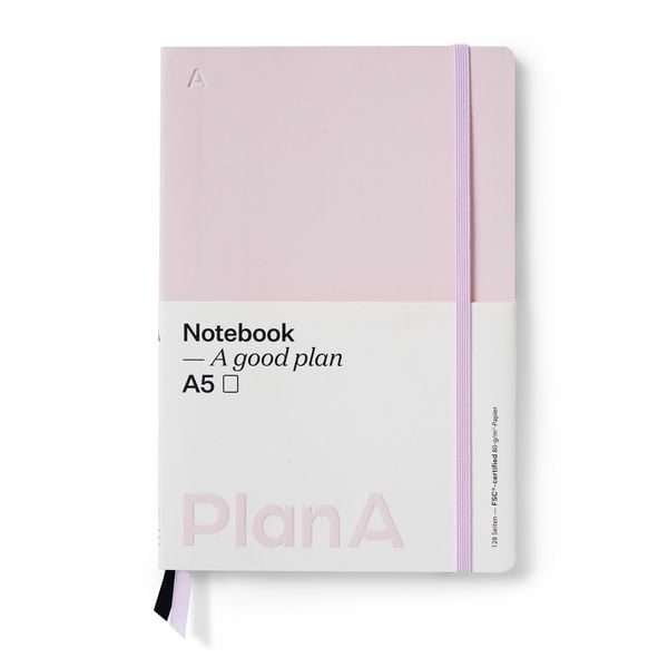 Produktbild: Notizbuch A5 Softcover Blanko Magnolia Pink