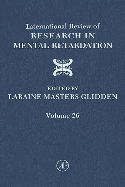 Produktbild: International Review of Research in Mental Retardation