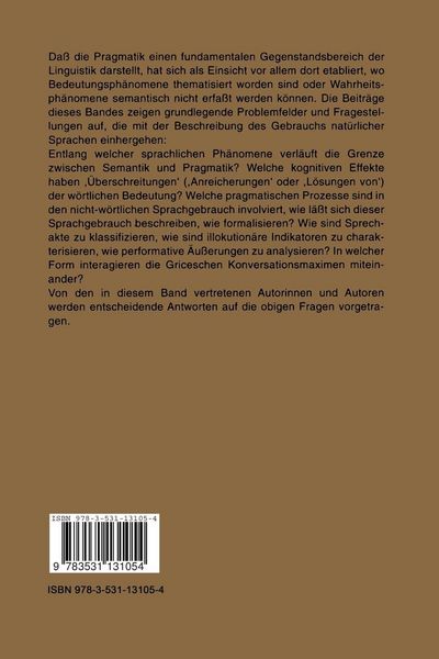 Produktbild: Pragmatik