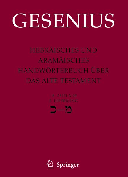 Produktbild: Hebr&auml;isches und Aram&auml;isches Handw&ouml;rterbuch &uuml;ber das Alte Testament