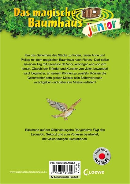 Produktbild: Das magische Baumhaus junior (Band 35) - Leonardos Traum vom Fliegen