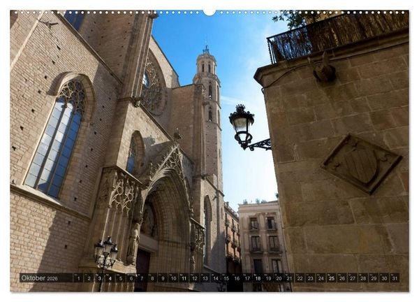 Produktbild: Barcelona - Von Gotik bis Modernisme (Wandkalender 2026 DIN A2 quer), CALVENDO Monatskalender