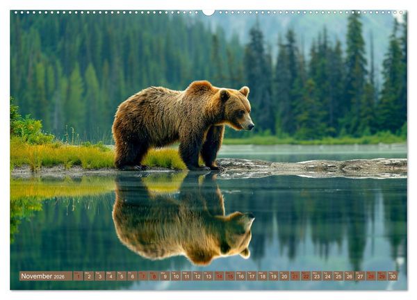 Produktbild: Bears Kingdom (Wall Calendar 2026 DIN A2 landscape), CALVENDO 12 Month Wall Calendar