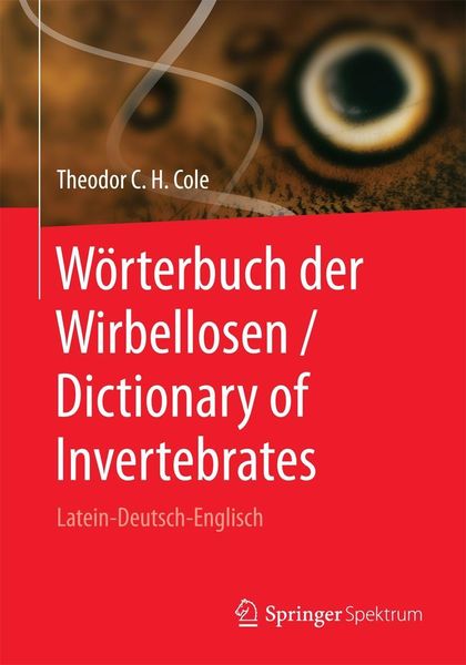 Produktbild: W&ouml;rterbuch der Wirbellosen / Dictionary of Invertebrates