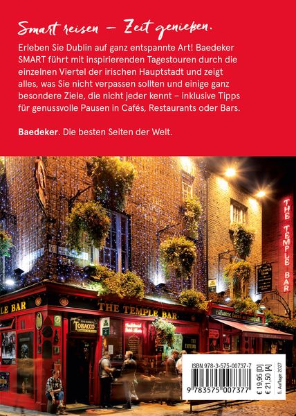 Produktbild: Baedeker SMART Reisef&uuml;hrer Dublin