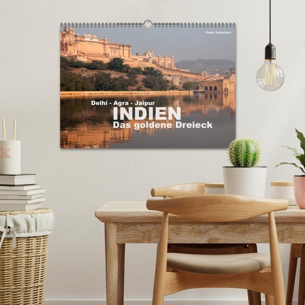 Produktbild: Indien - das goldene Dreieck, Delhi-Agra-Jaipur (Wandkalender 2026 DIN A3 quer), CALVENDO Monatskalender