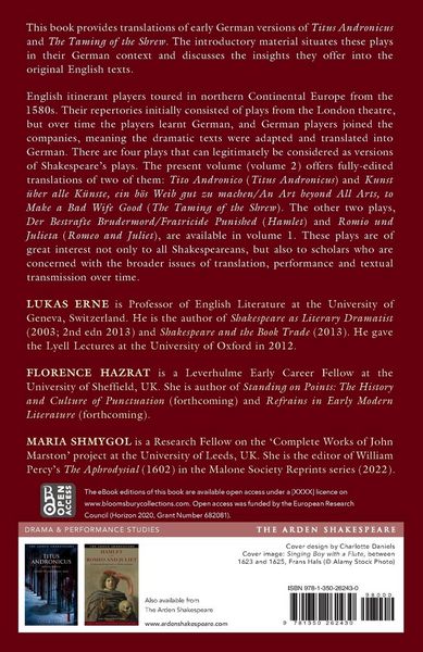 Produktbild: Early Modern German Shakespeare