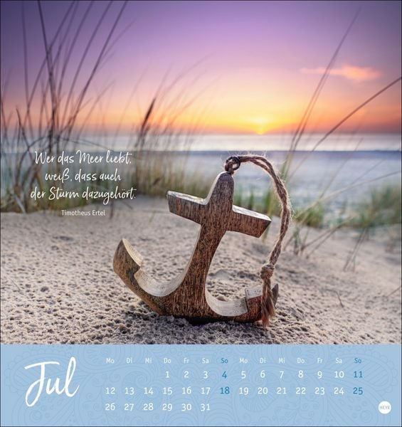 Produktbild: Augenblicke voller Zuversicht Postkartenkalender 2027