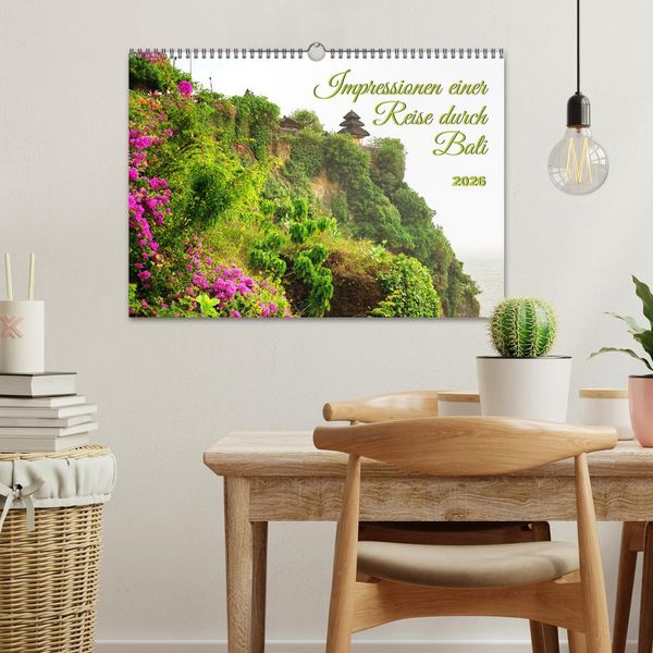 Produktbild: Impressionen einer Reise durch Bali (Wandkalender 2026 DIN A3 quer), CALVENDO Monatskalender