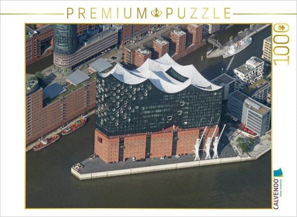 CALVENDO Puzzle Elbphilharmonie, Hamburg | 1000 Teile Lege-Größe 64x48cm Foto-Puzzle für glückliche Stunden