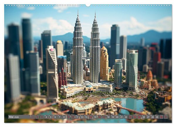 Produktbild: Urlaub in Miniatur (Wandkalender 2026 DIN A2 quer), CALVENDO Monatskalender