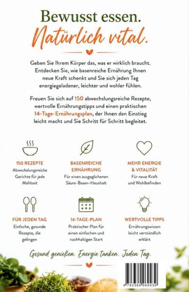 Produktbild: Basische Ern&auml;hrung - Neue Energie f&uuml;r jeden Tag
