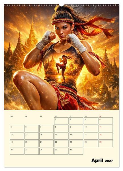Produktbild: Seele des Kriegers (Wandkalender 2027 DIN A2 hoch), CALVENDO Monatskalender