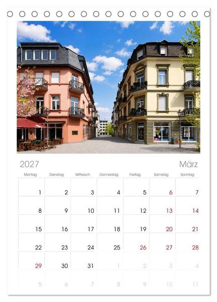 Produktbild: Tischplaner 2027 - Bad Nauheim Rock und Petticoats (A5 Tischkalender zum Aufstellen) CALVENDO