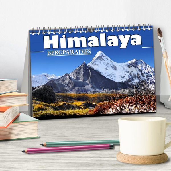 Produktbild: Himalaya - Bergparadies (Tischkalender 2026 DIN A5 quer), CALVENDO Monatskalender