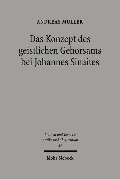 Produktbild: Das Konzept des geistlichen Gehorsams bei Johannes Sinaites