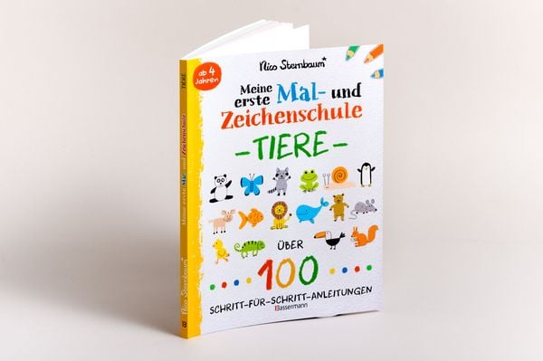 Produktbild: Meine erste Mal- und Zeichenschule - Tiere. Ab 4 Jahren