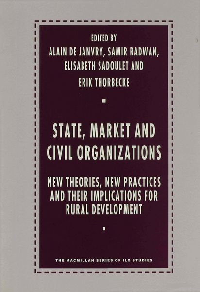 Produktbild: State, Market and Civil Organizations