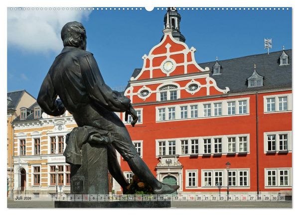 Produktbild: Mittel-Th&uuml;ringen (Wandkalender 2026 DIN A2 quer), CALVENDO Monatskalender