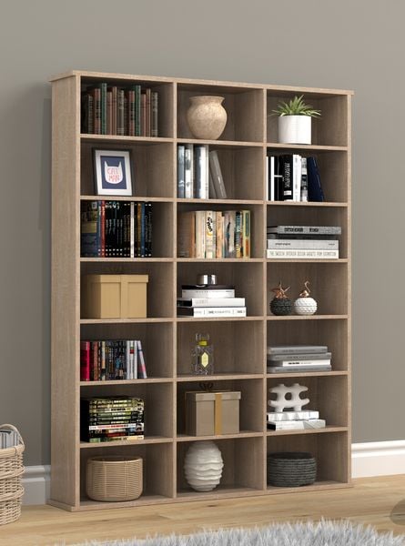 Produktbild: Holz CD DVD Standregal B&uuml;cherregal Regal Megosa M