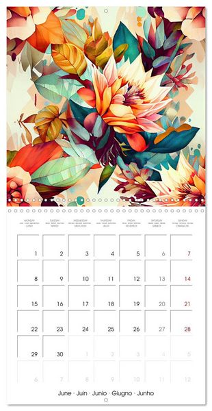 Produktbild: The Art of Botany (Wall Calendar 2026 12 &times; 12 Inch) CALVENDO 12 Month Wall Calendar