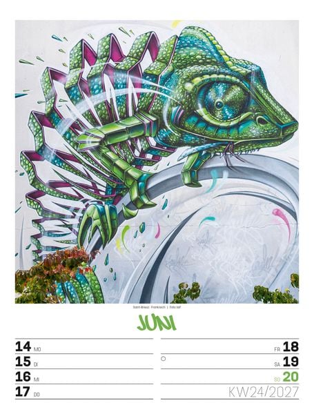 Produktbild: Street Art Wochenplaner Kalender 2027