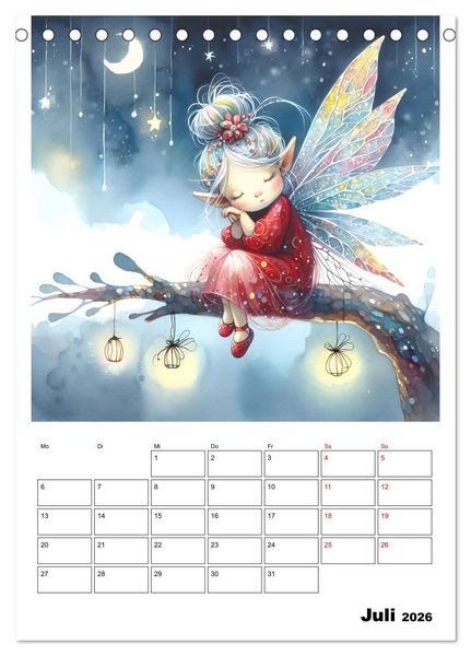 Produktbild: Schlummernde Magie (Tischkalender 2026 DIN A5 hoch), CALVENDO Monatskalender
