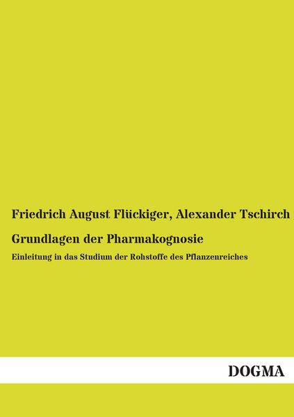 Produktbild: Grundlagen der Pharmakognosie