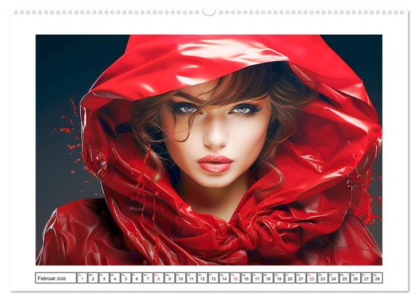 Produktbild: Femme Fatale. Portraits. Starke und sch&ouml;ne Frauen (hochwertiger Premium Wandkalender 2026 DIN A2 quer), Kunstdruck in Hochglanz