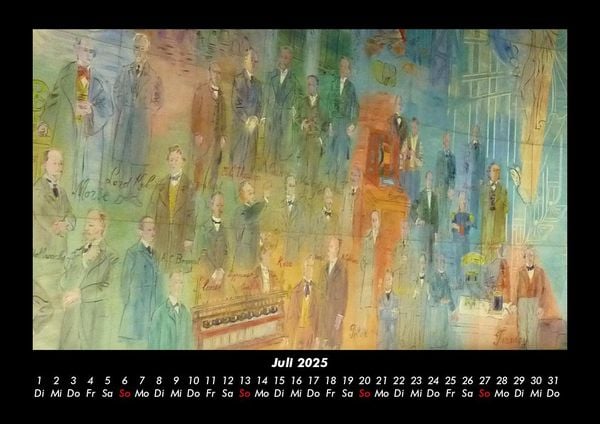 Produktbild: Kunstkalender 2025 Fotokalender DIN A3