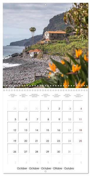 Produktbild: Portugal - Madeira (Wall Calendar 2026 12 &times; 12 Inch) CALVENDO 12 Month Wall Calendar