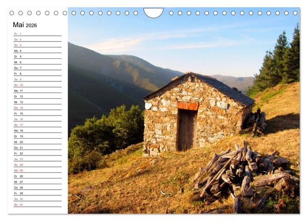 Produktbild: Jakobsweg - Camino Primitivo (Wandkalender 2026 DIN A4 quer), CALVENDO Monatskalender