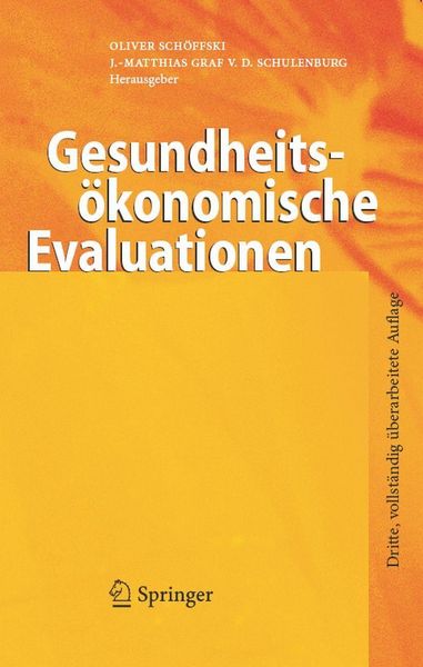 Produktbild: Gesundheits&ouml;konomische Evaluationen