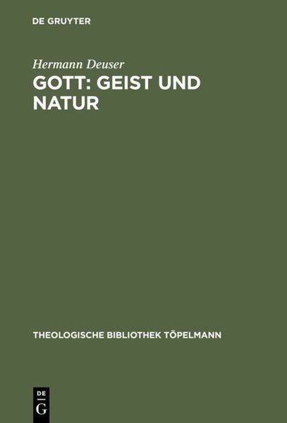 Produktbild: Gott: Geist und Natur