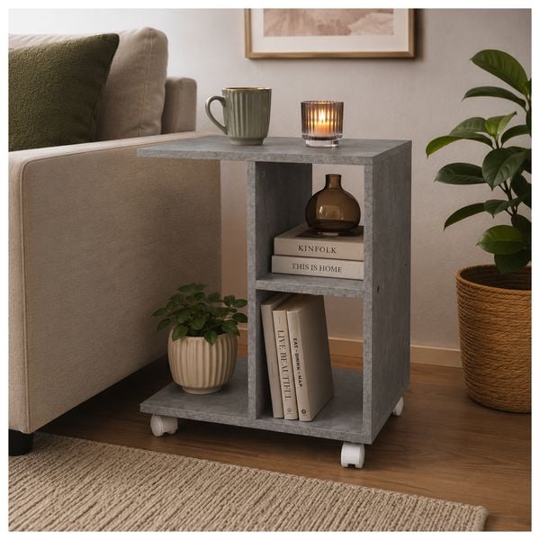 Produktbild: HTI-Living Rollregal Thekla 4530 beton Rollregal Thekla 4530 beton