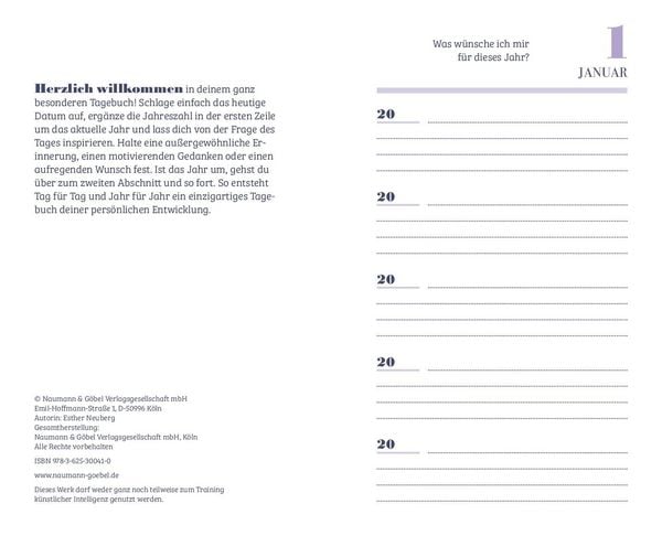 Produktbild: 5 Jahre - Mein Tagebuch mit 365 Fragen (Modern Design)