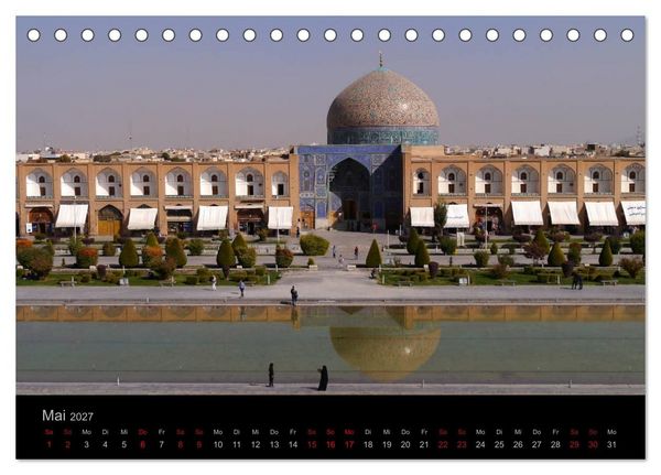 Produktbild: Iran - Impressionen einer Reise (Tischkalender 2027 DIN A5 quer), CALVENDO Monatskalender