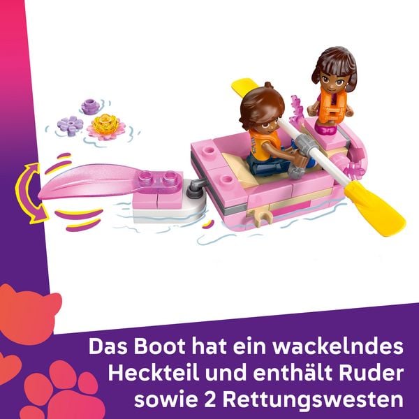 Produktbild: LEGO Friends 42681 Axolotl-Abenteuerboot, Spielzeug mit Tierfiguren